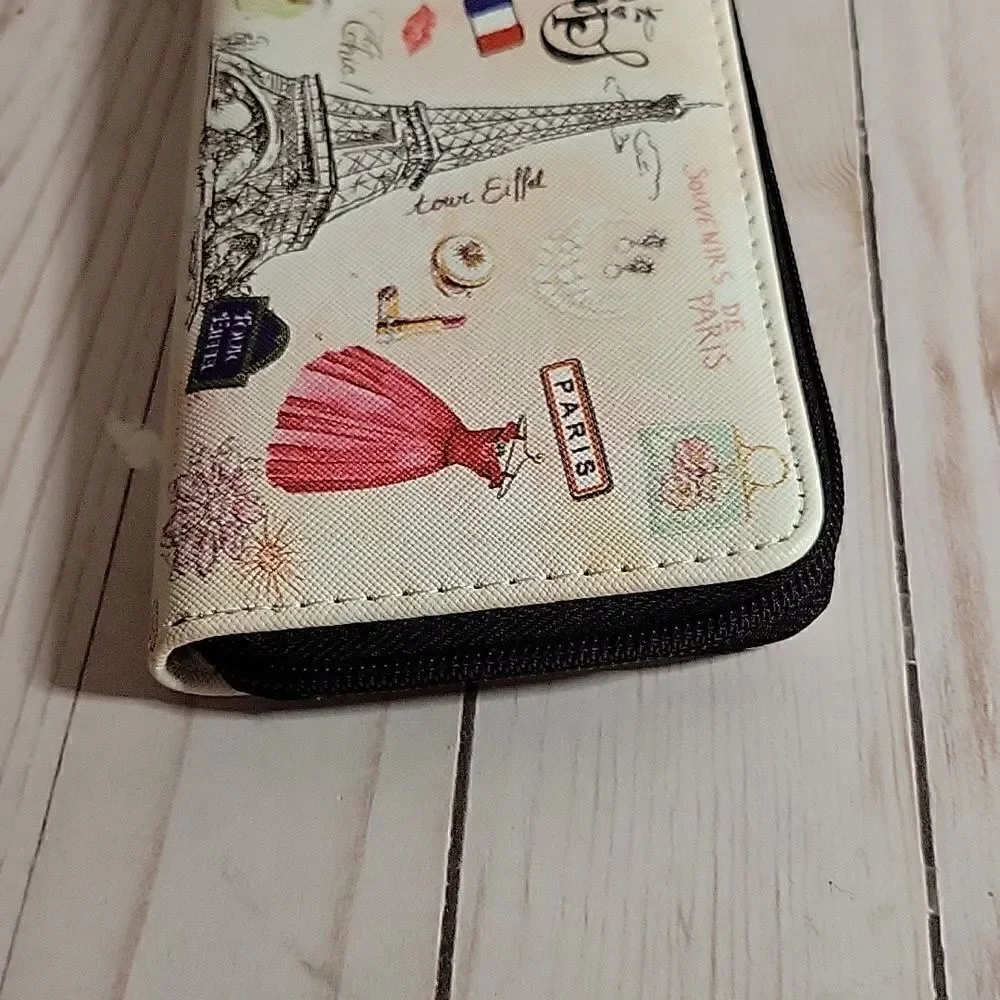 Sarl Aker Paris printed wallet NEW